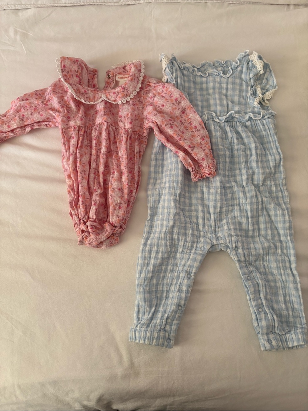 Cat and Jack Bundle Baby Girl Spring Summer Outfits 6-9M Like New